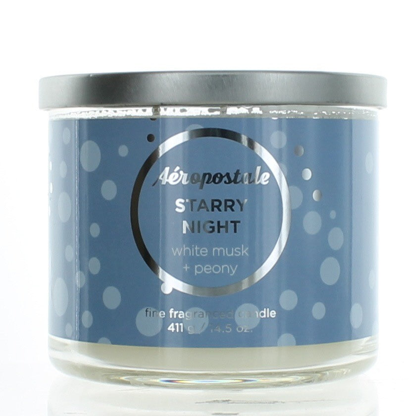 Aeropostale 14.5 oz Soy Wax Blend 3 Wick Candle - Starry Night - Pertinacia Perfume