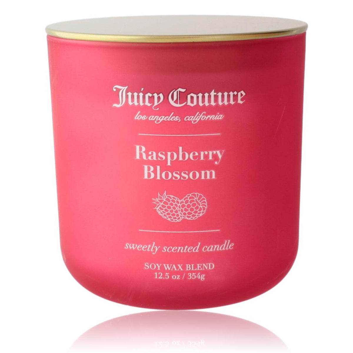 Juicy Couture 12.5 oz Fine Fragrance Candle - Raspberry Blossom - Pertinacia Perfume