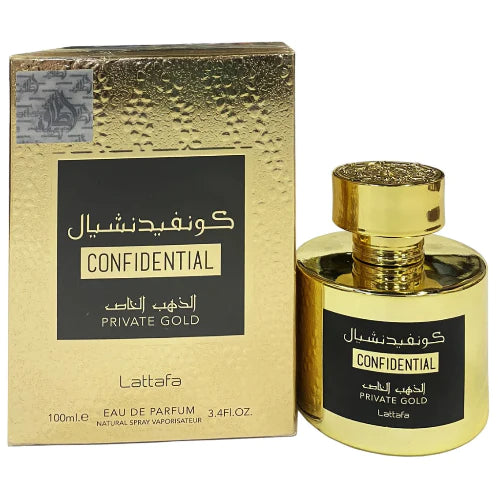 Lattafa Confidential Private Gold Eau De Parfum
