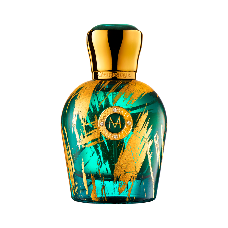Fiore Di Portofino Moresque perfume bottle, 1.7 oz, with elegant design, displayed on a neutral background.