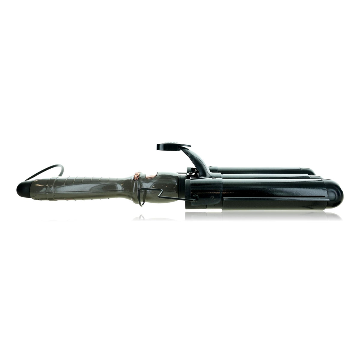 Almost Famous Triple Barrel Clip Curling System Almost Famous Charcoal Gray - Pertinacia Perfume