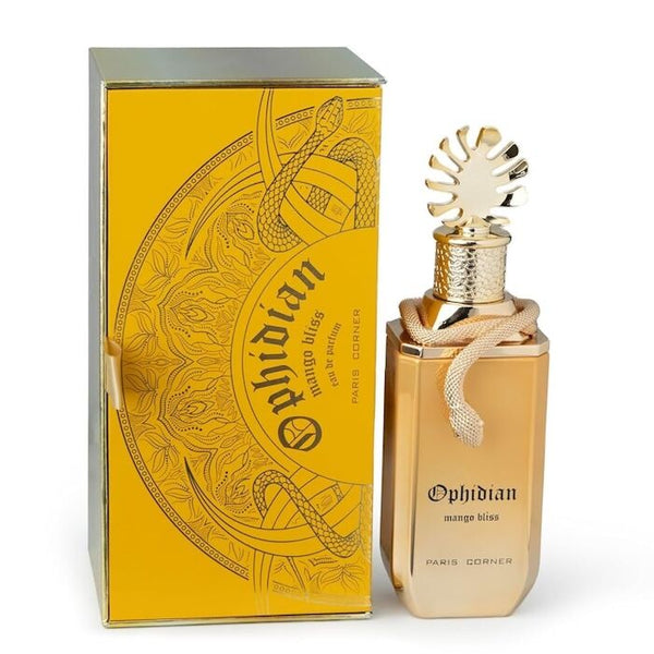 Pertinacia Perfume Ophidian Mango Bliss Paris Corner 3.4oz perfume bottle with elegant packaging and a luxurious design.
