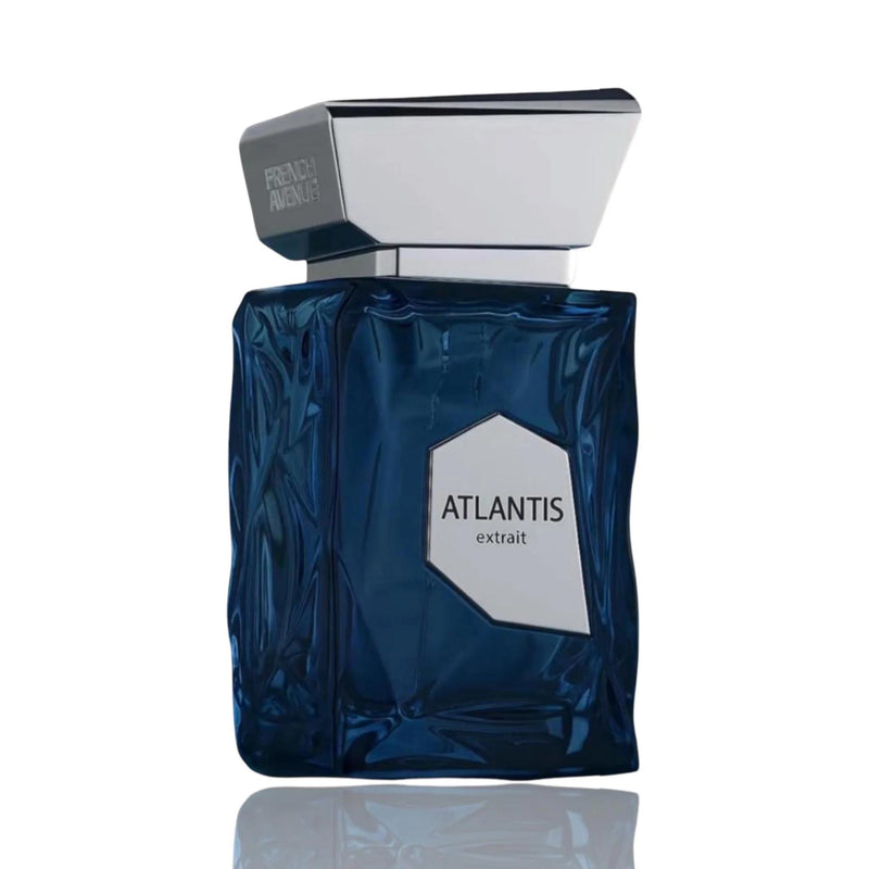 Pertinacia LLC Atlantis Extrait French Avenue decant sample in clear container, showcasing the fragrance's elegant appearance.