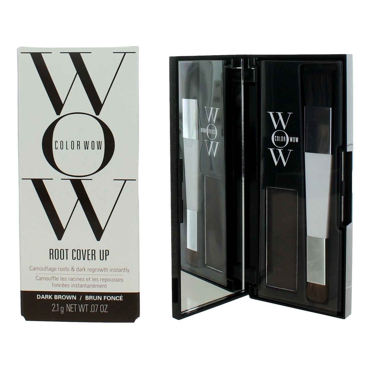 Color Wow Root Cover Up by Color Wow, .07 oz Root Coverup Powder- Dark Brown - Pertinacia Perfume
