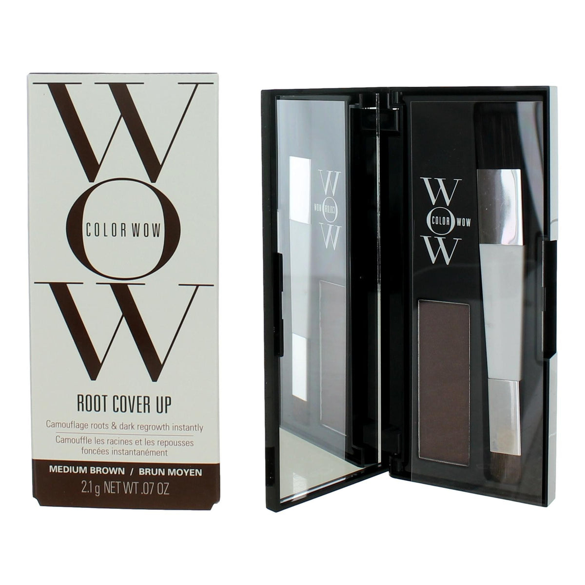 Color Wow Root Cover Up by Color Wow, .07 oz Root Coverup Powder- Medium Brown - Pertinacia Perfume