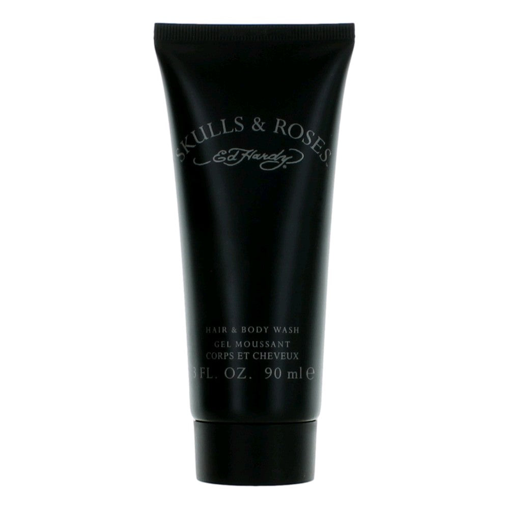 Ed Hardy Skulls & Roses by Ed Hardy, 3 oz Hair & Body Wash for Men - Pertinacia Perfume