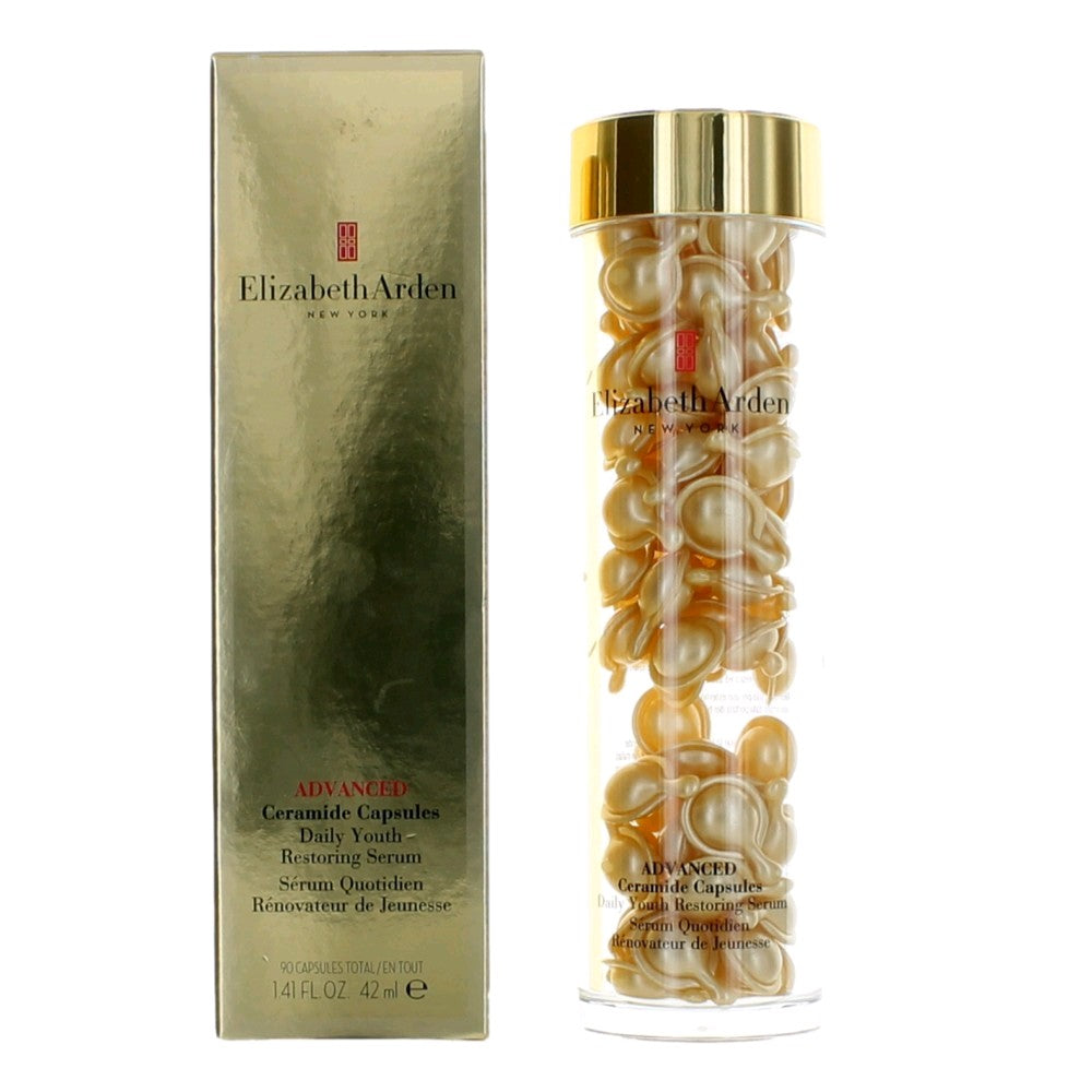 Ceramide by Elizabeth Arden, 90 Daily Youth Restoring Serum Capsules - Pertinacia Perfume