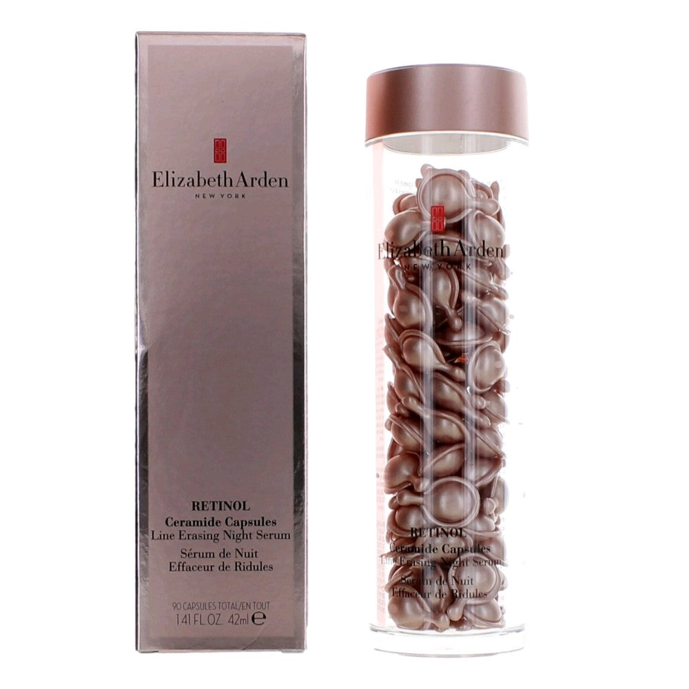 Retinol by Elizabeth Arden, 90 Ceramide Capsules Line Erasing Night Serum women - Pertinacia Perfume