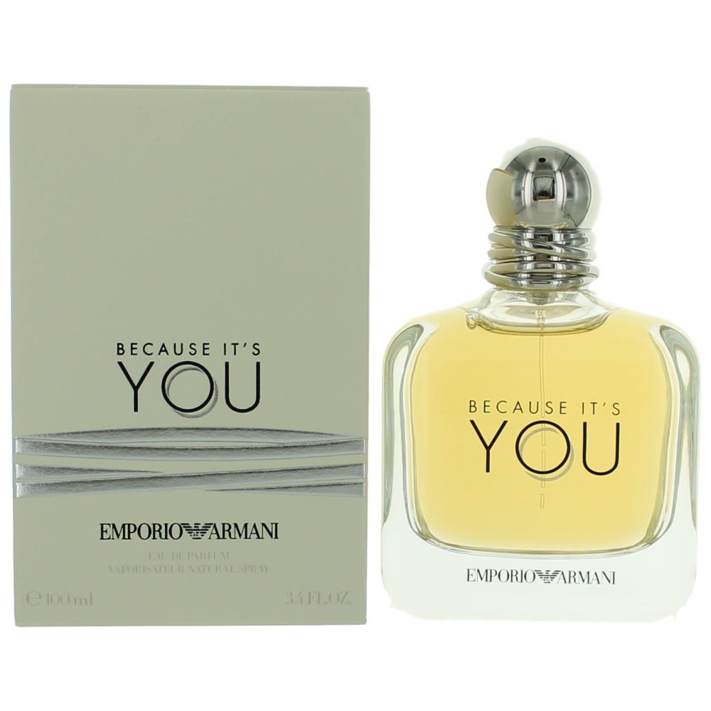 Because It's You by Emporio Armani, 3.4 oz EDP Spray for Women - Pertinacia Perfume
