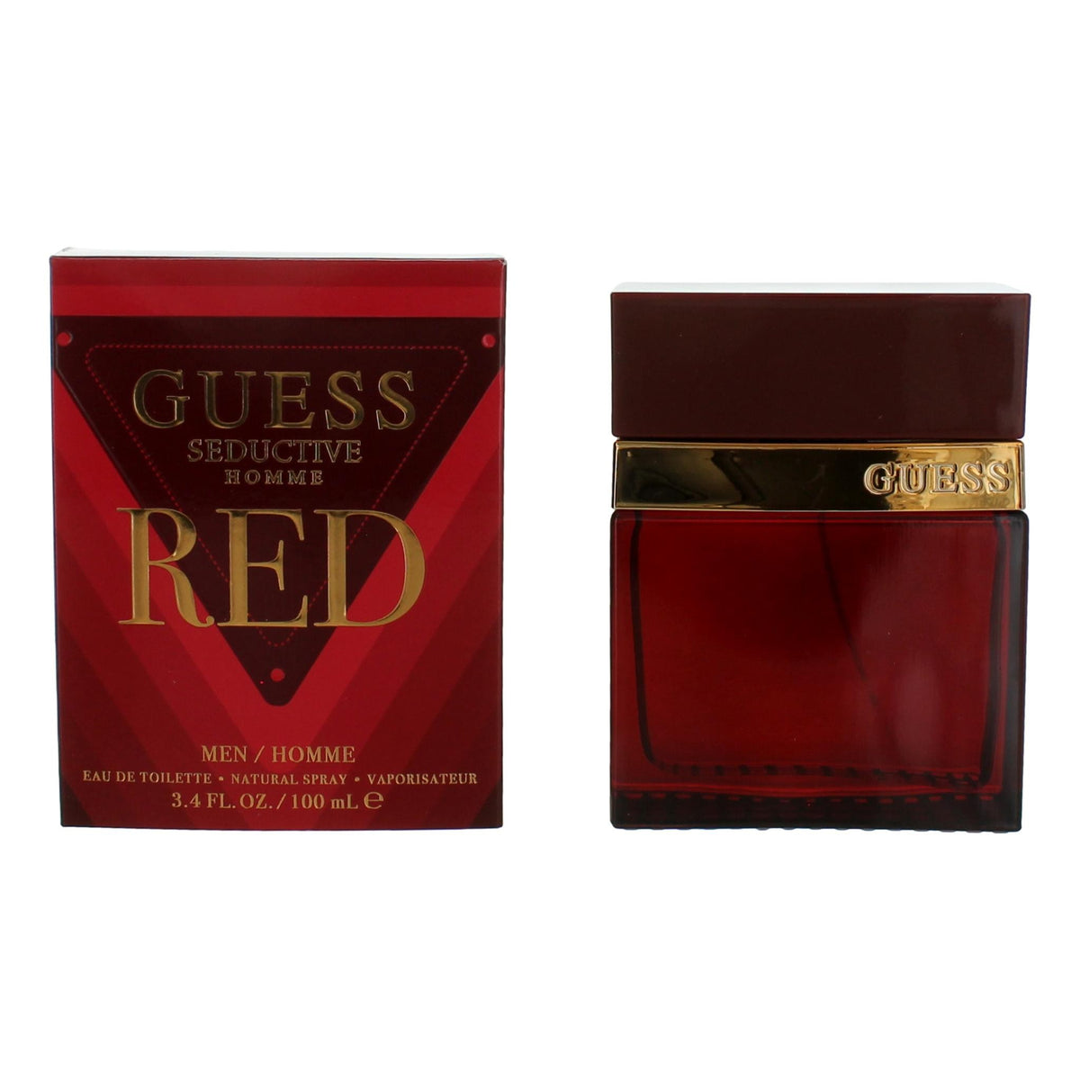 Guess Seductive Homme Red by Guess, 3.4 oz EDT Spray for Men - Pertinacia Perfume