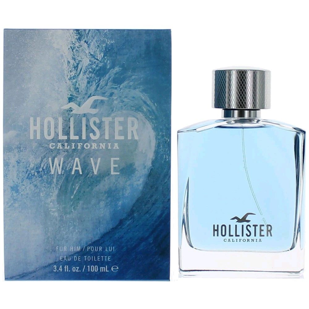Wave by Hollister, 3.4 oz EDT Spray for Men - Pertinacia Perfume