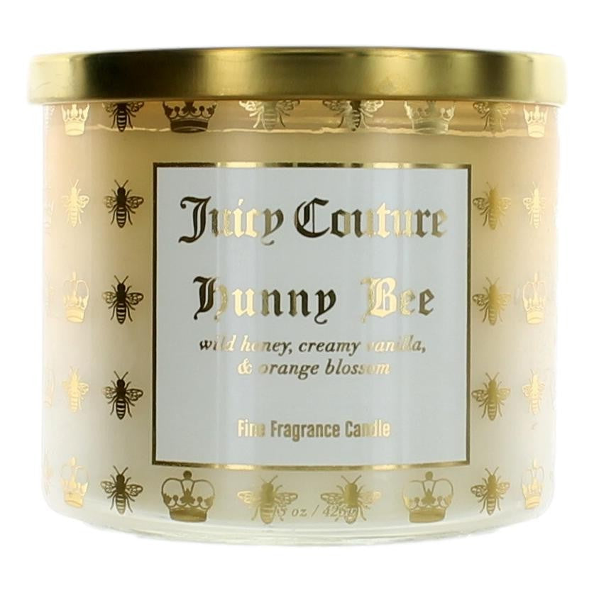 Juicy Couture 14.5 oz Soy Wax Blend 3 Wick Candle- Hunny Bee - Pertinacia Perfume