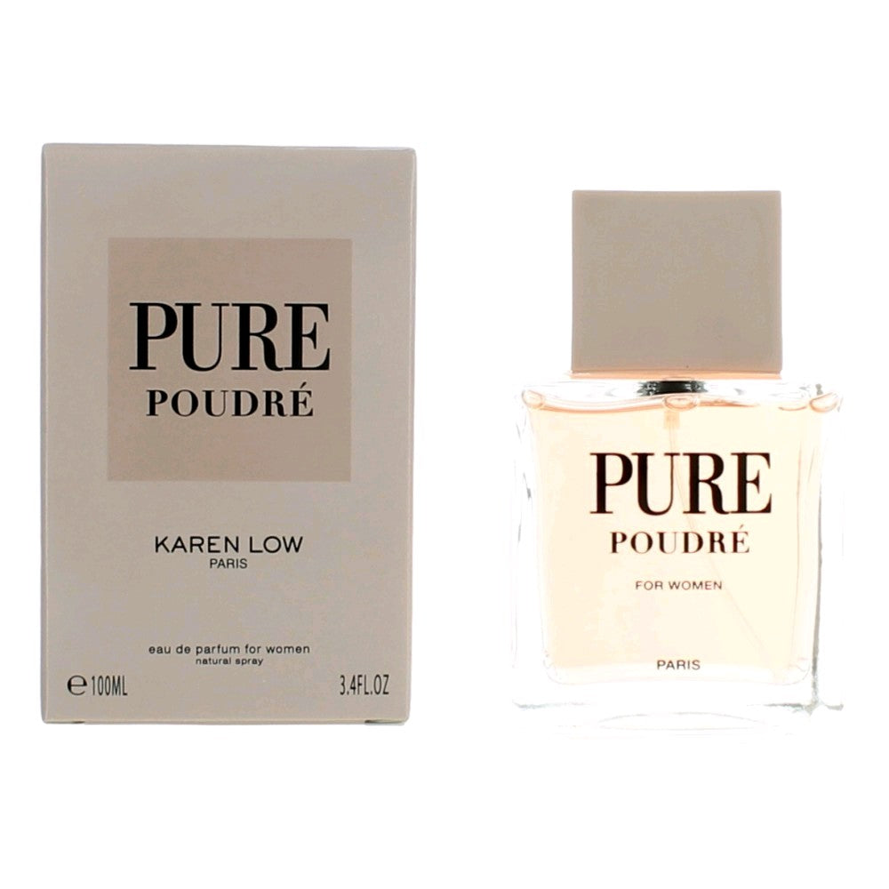 Pure Poudre by Karen Low, 3.4 oz EDP Spray for Women - Pertinacia Perfume