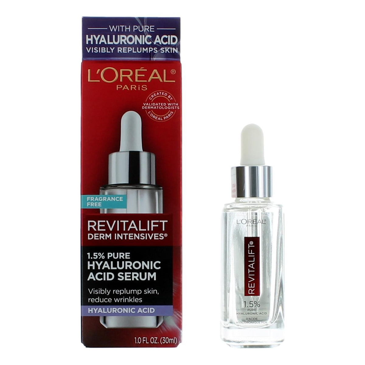 L'Oreal Paris Revitalift Derm Intensives, 1oz 1.5 pct Pure Hyaluronic Acid Serum - Pertinacia Perfume