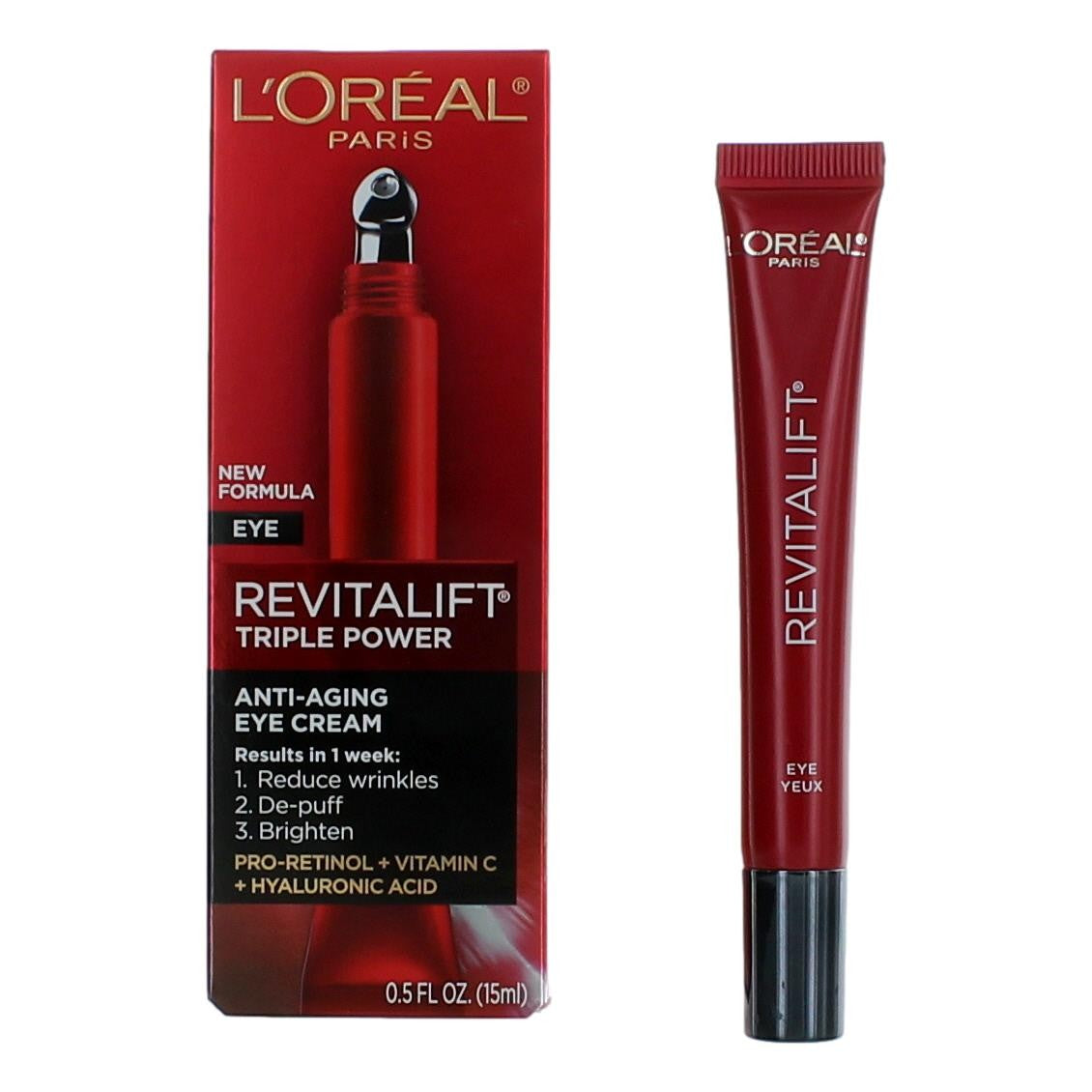 L'Oreal Revitalift Triple Power by L'Oreal, .5 oz Anti-Aging Eye Cream - Pertinacia Perfume