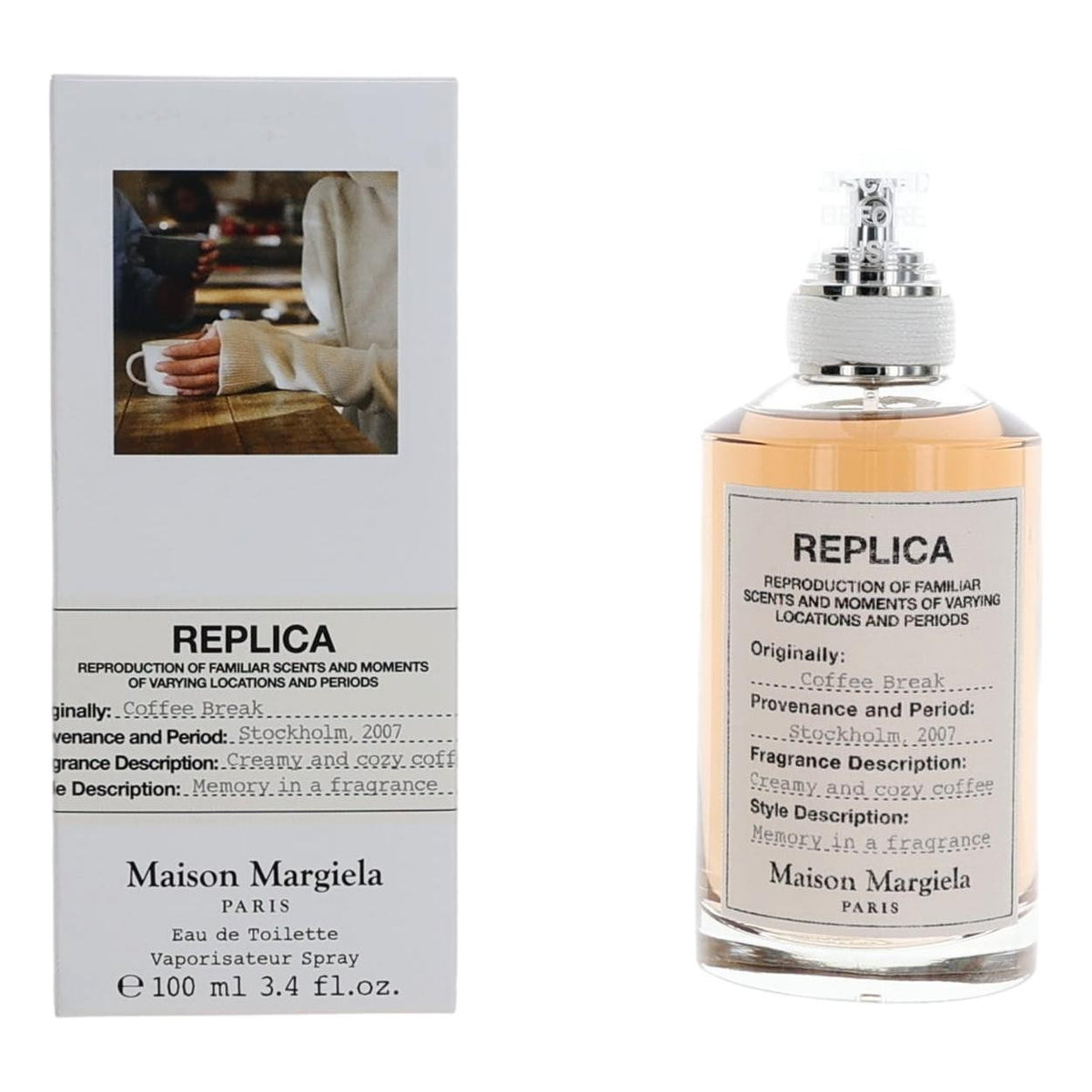 Replica Coffee Break by Maison Margiela, 3.4 oz EDT Spray for Unisex - Pertinacia Perfume