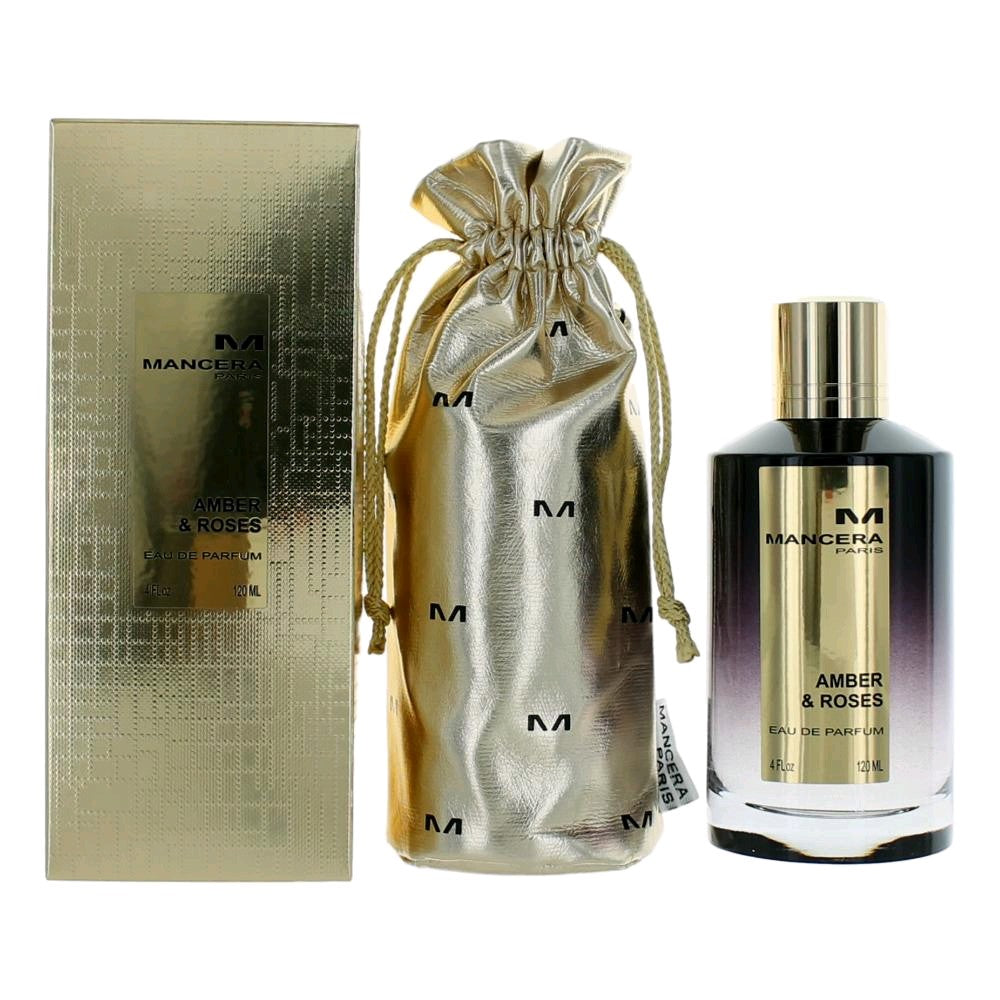 Mancera Amber & Roses by Mancera, 4 oz EDP Spray for Unisex - Pertinacia Perfume