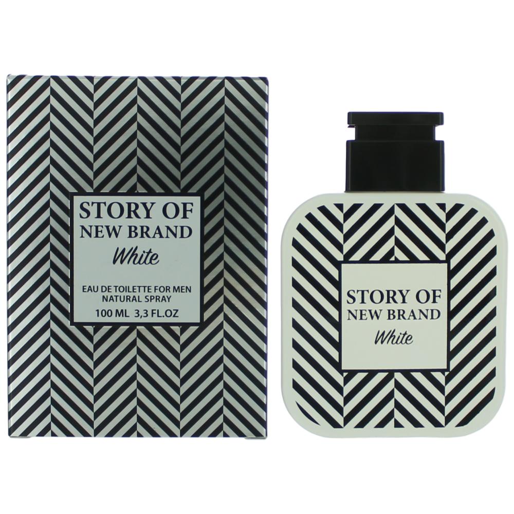 Story of New Brand White by New Brand, 3.3 oz EDT Spray for Men - Pertinacia Perfume