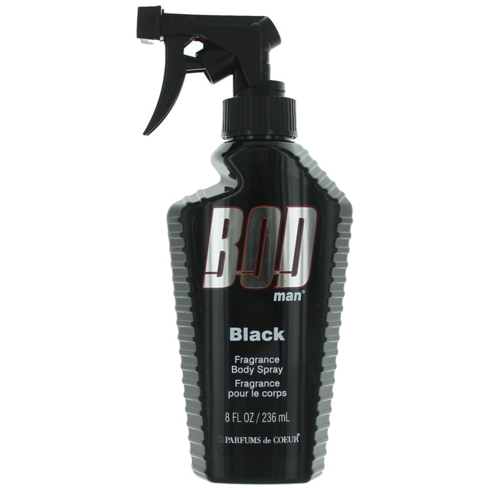 Bod Man Black by Parfums De Coeur, 8 oz Frgrance Body Spray for Men - Pertinacia Perfume
