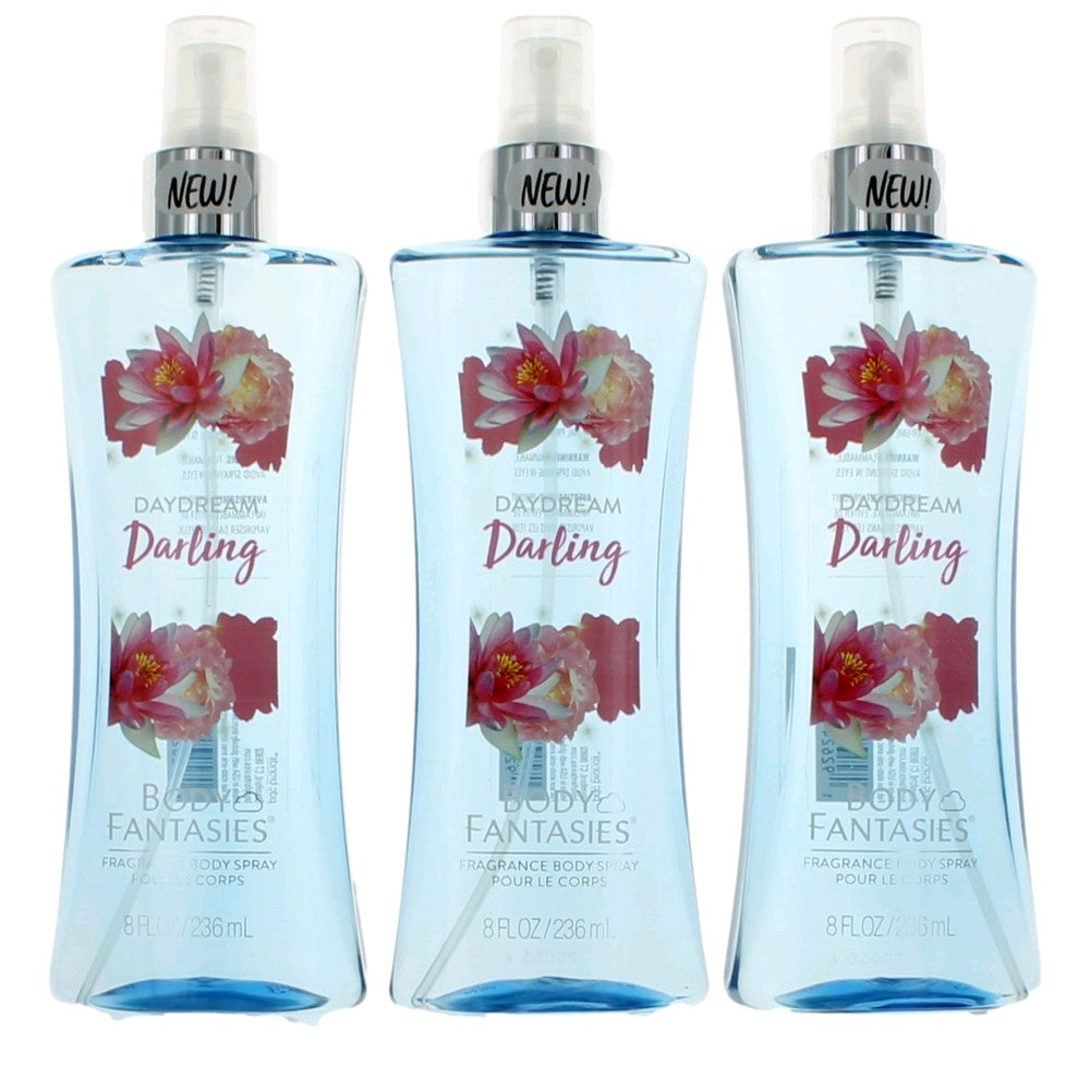 Daydream Darling by Body Fantasies, 3 Pack 8oz Fragrance Body Spray women - Pertinacia Perfume