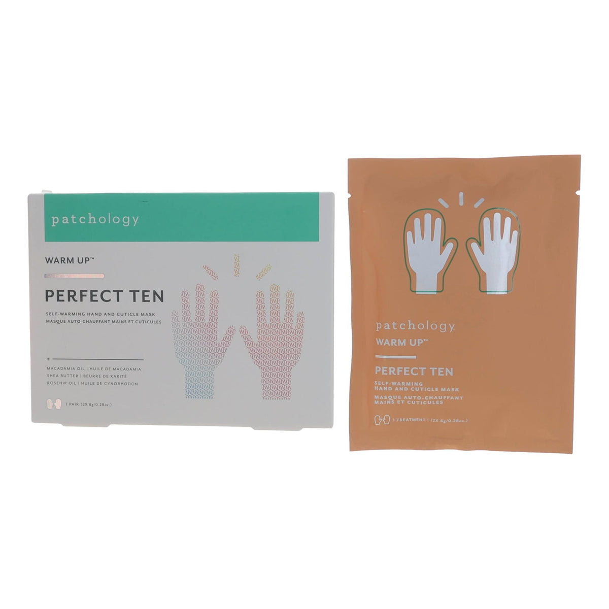 Patchology Warm Up Perfect Ten, Self Warming Hand and Cuticle Mask- 1 Sheet - Pertinacia Perfume