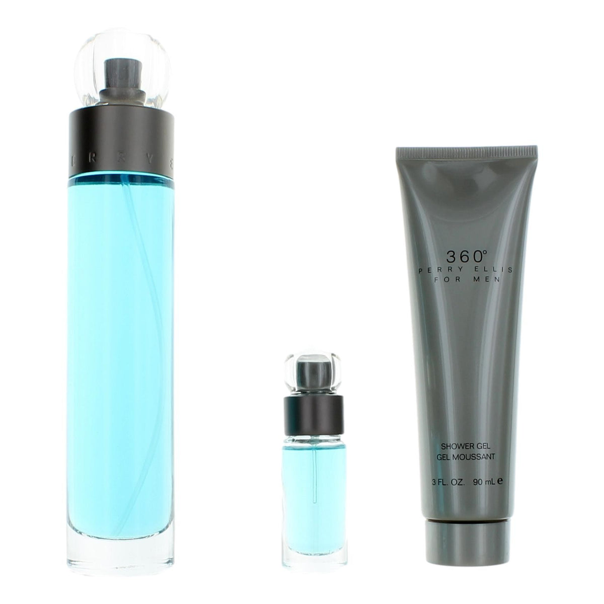 Perry Ellis 360 by Perry Ellis, 3 Piece Gift Set for Men. - Pertinacia Perfume