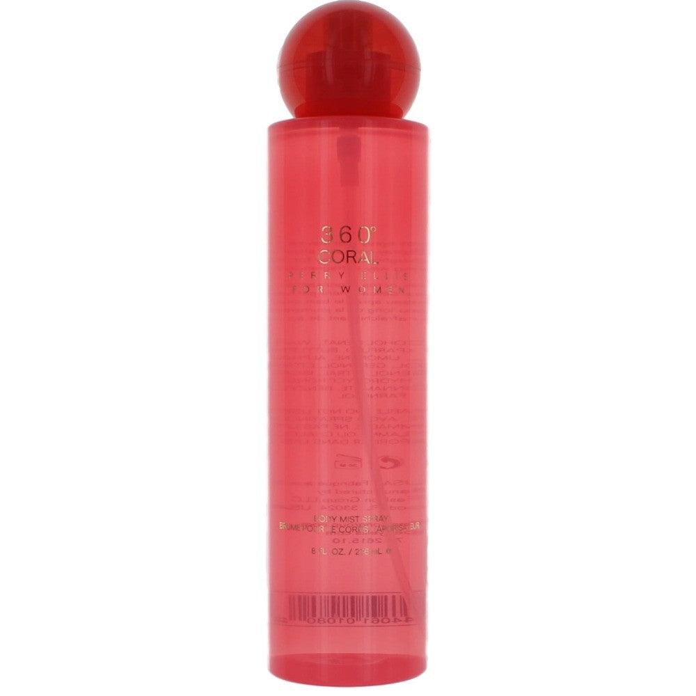 Perry Ellis 360 Coral by Perry Ellis, 8 oz Body Mist for Women - Pertinacia Perfume