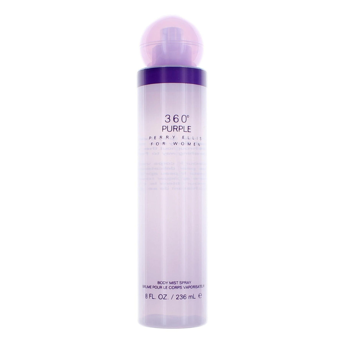 Perry Ellis 360 Purple by Perry Ellis, 8 oz Body Mist Spray for Women - Pertinacia Perfume