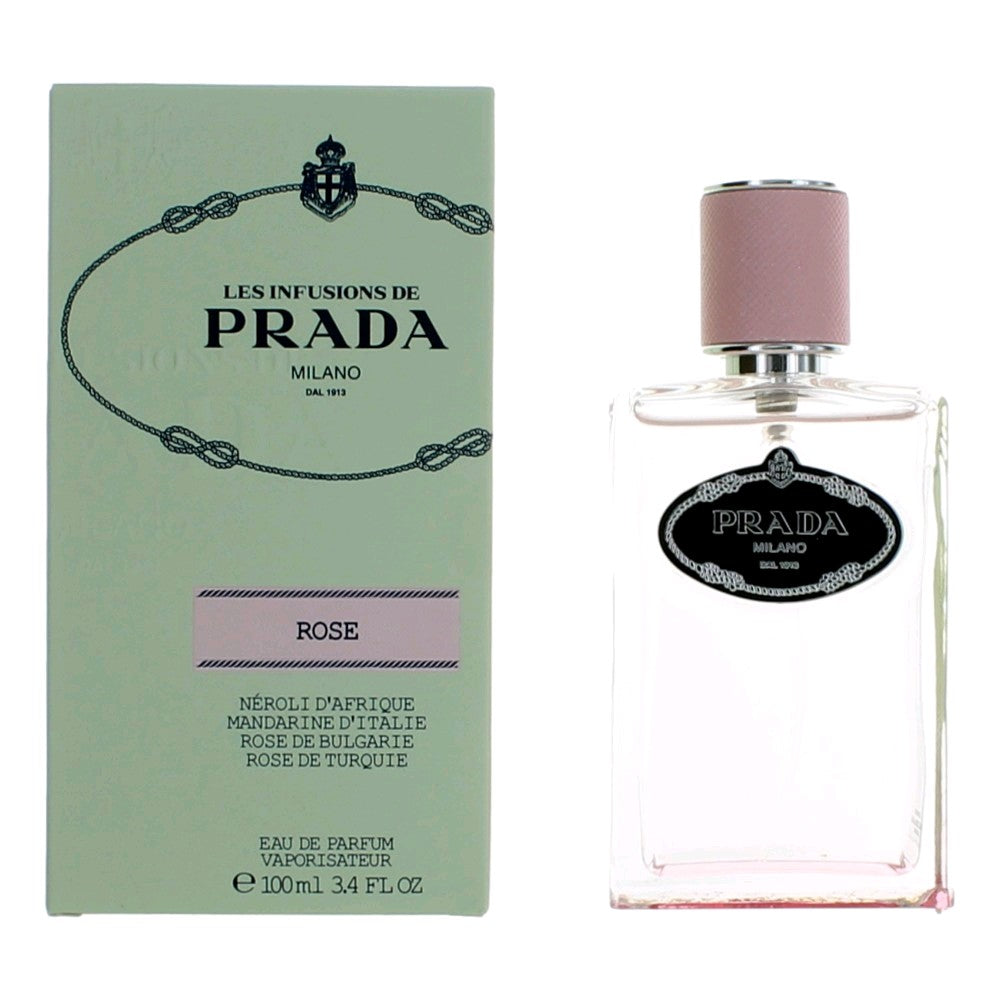 Prada Milano Infusion De Rose by Prada, 3.4 oz EDP Spray for Women - Pertinacia Perfume