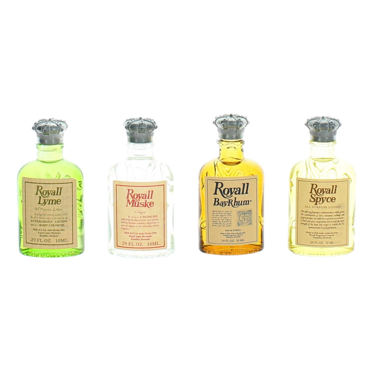The Heritage Collection by Royall Fragrances, 4 Piece Mini Set for Men - Pertinacia Perfume