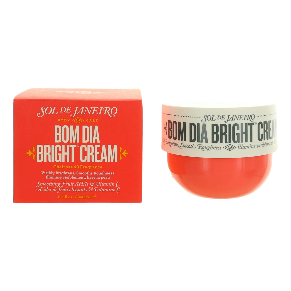 Bom Dia Bright Cream by Sol De Janeiro, 8 oz Body Cream - Pertinacia Perfume
