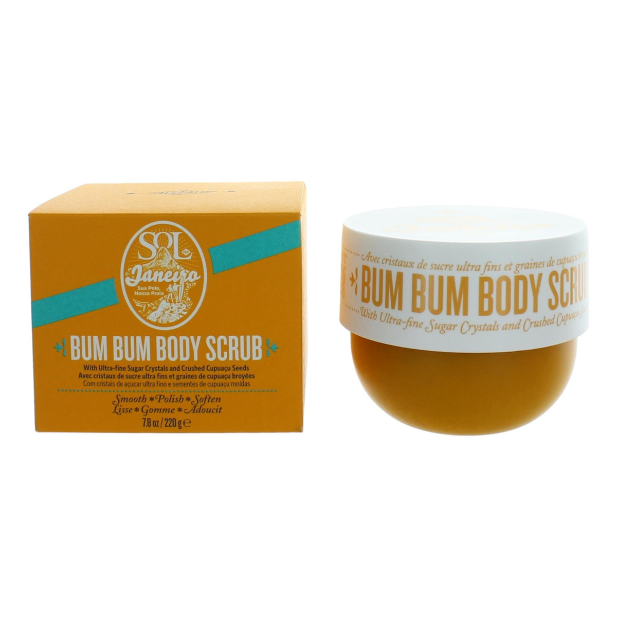 Bum Bum Body Scrub by Sol De Janeiro, 7.8 oz Body Scrub - Pertinacia Perfume