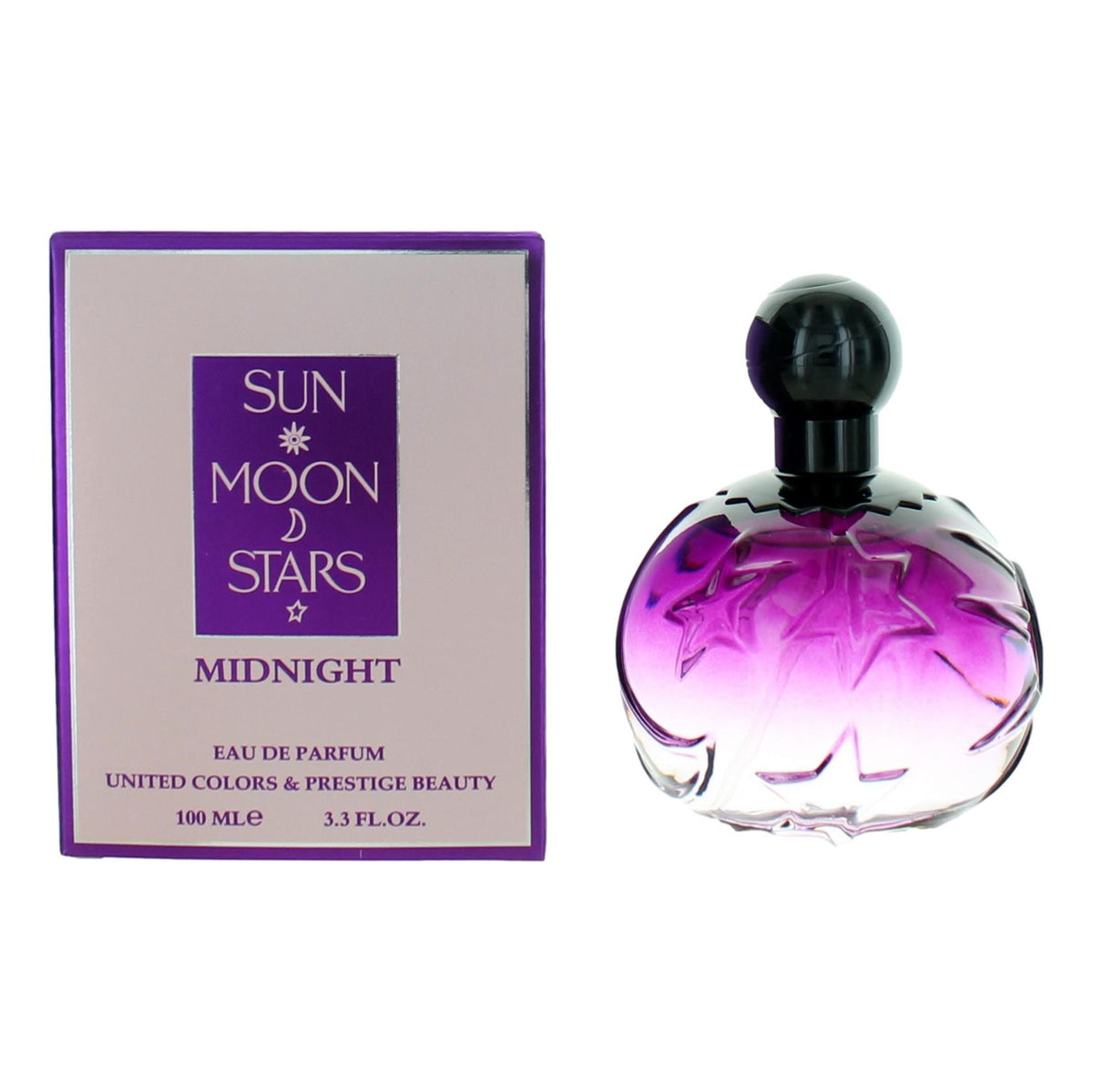 Sun Moon Stars Midnight by United Colors, 3.4 oz EDP Spray for Women - Pertinacia Perfume