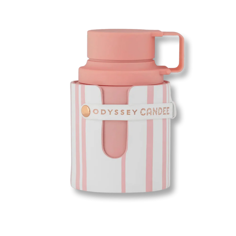 Armaf Odyssey Candee Eau De Parfum 3oz bottle with elegant packaging, showcasing the luxury scent by Armaf.