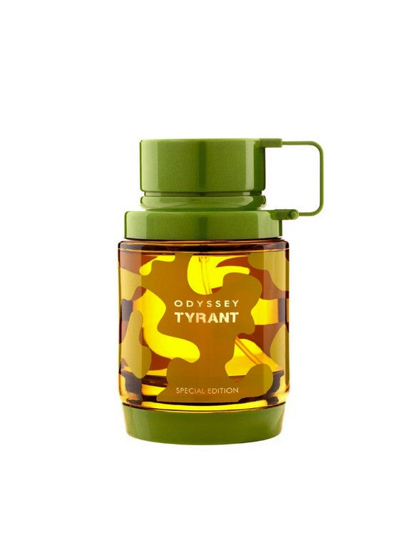 Armaf Odyssey Tyrant Eau De Parfum 3oz bottle with sleek design, featuring the fragrance label and elegant packaging.