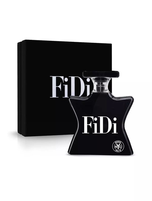 Pertinacia Perfume Bond No. 9 FiDi EDP decant sample in a spray bottle, unisex fragrance with 3.3 oz size.