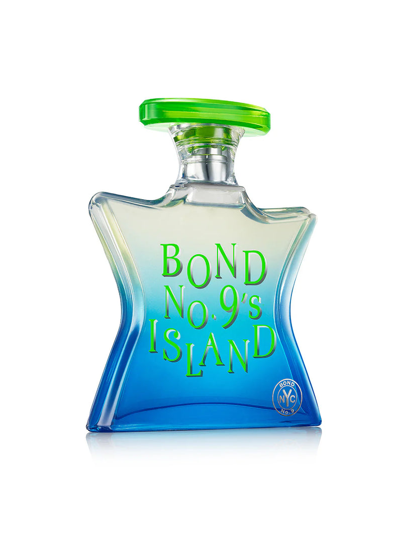 Bond No. 9 Island 3.3 oz Eau de Parfum bottle with elegant packaging, showcasing the luxury fragrance by Bond No. 9.