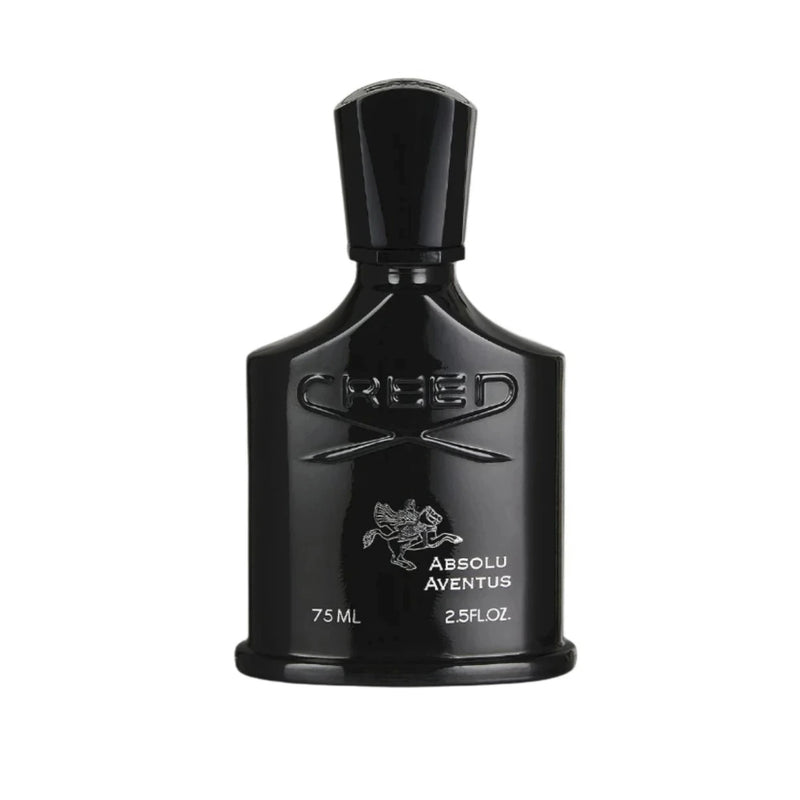 Aventus Absolu Creed perfume bottle by Pertinacia Perfume, 2.5oz EDP with sleek glass design and Creed branding.