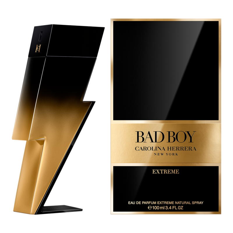 3ml decant sample of Bad Boy Extreme for Men EDP by Pertinacia LLC, showing the perfume bottle and packaging.