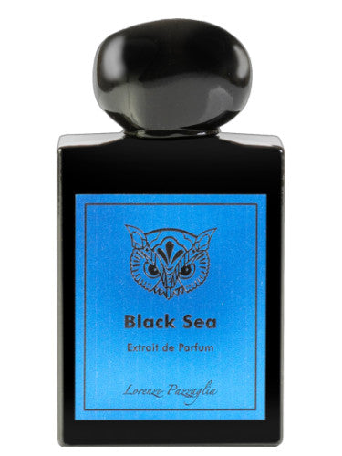 3ml Black Sea Lorenzo Pazzaglia perfume decant by Pertinacia LLC, showcasing the sleek black bottle and elegant design.