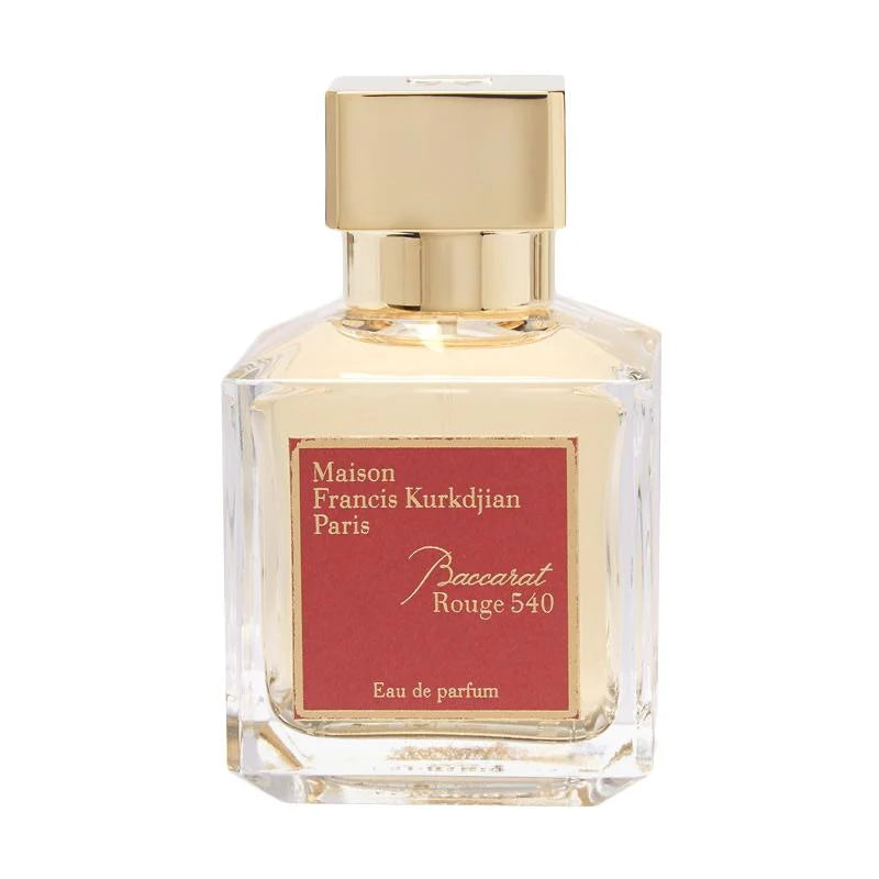3ml Maison Francis Kurkdjian Baccarat Rouge 540 Eau De Parfum decant sample by Pertinacia LLC, small clear vial with fragrance.