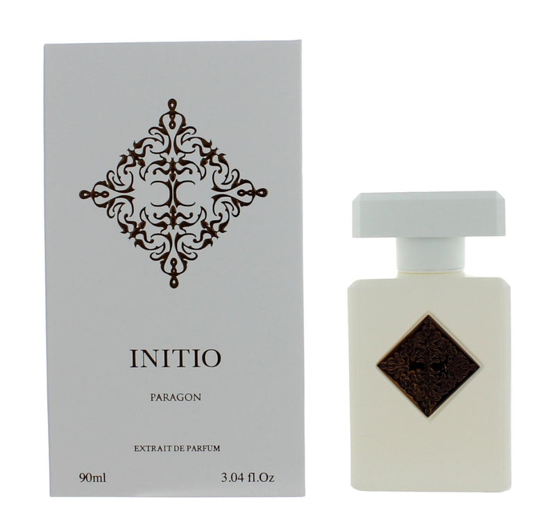 3ml Paragon by Initio Extrait De Parfum spray for unisex, perfume decant sample from Pertinacia LLC showing the bottle and packaging.