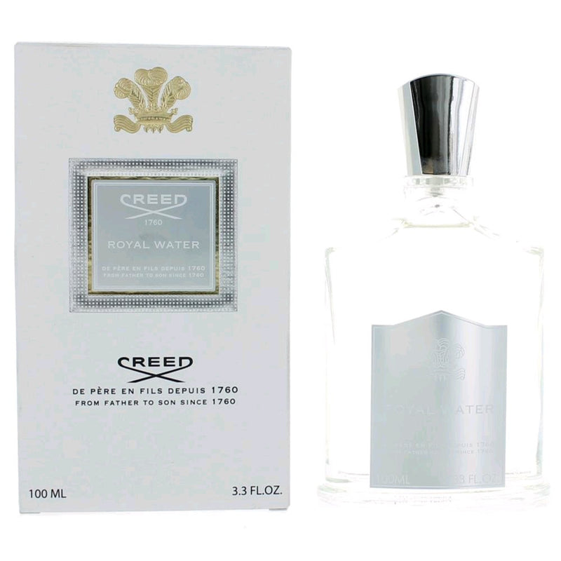 3ml decant of Royal Water by Creed perfume in clear glass bottle, presented by Pertinacia LLC.