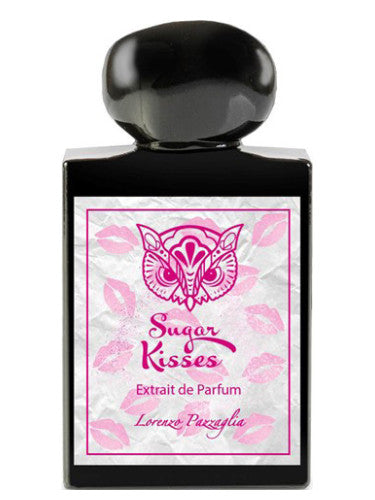 3ml Pertinacia LLC Sugar Kisses Lorenzo Pazzaglia perfume decant sample in a clear glass vial with a black cap.