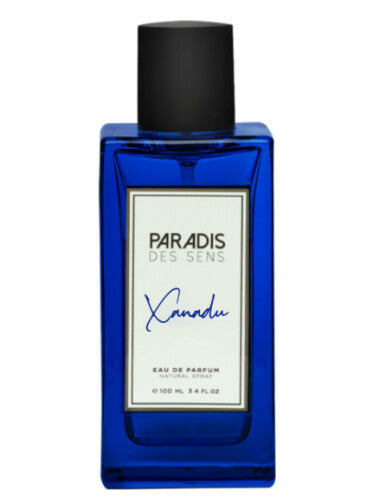 3ml Pertinacia LLC Xanadu Paradis des Sens perfume decant sample showing the decant bottle with label and clear liquid inside.