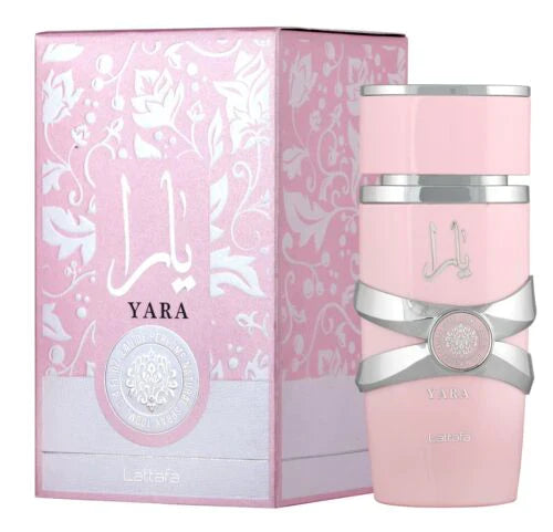 3ml Pertinacia Perfume Yara by Lattafa Eau De Perfume spray for women decant sample, compact perfume vial with elegant packaging