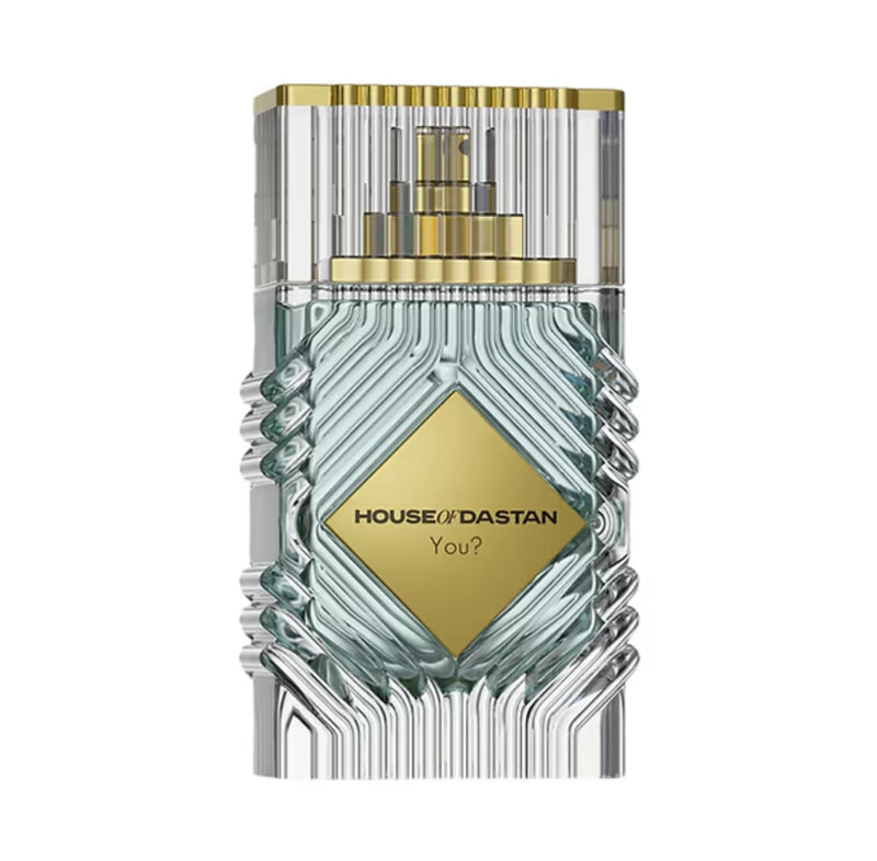 Pertinacia House Of Dastan You? 3.4oz perfume extrait bottle with elegant packaging and sleek design.