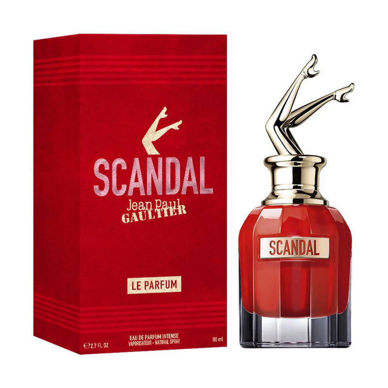 Scandal Le Parfum by Jean Paul Gaultier in a 2.7 oz bottle, featuring elegant packaging for Pertinacia Perfume.