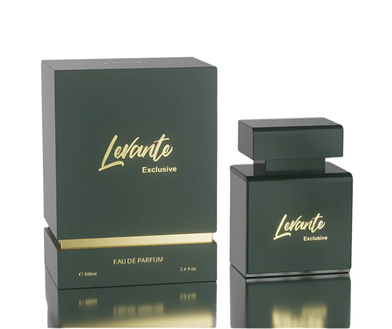Jo Milano Levante Exclusive perfume by Pertinacia LLC, 3.4oz EDP bottle with elegant floral and citrus design.