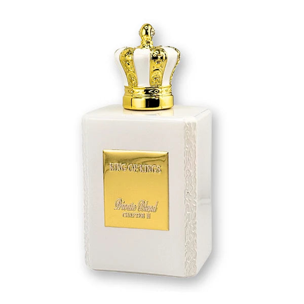 King of Kings Chapter 2 EDP perfume bottle by Pertinacia LLC, 3.4oz, with elegant packaging and branding visible.